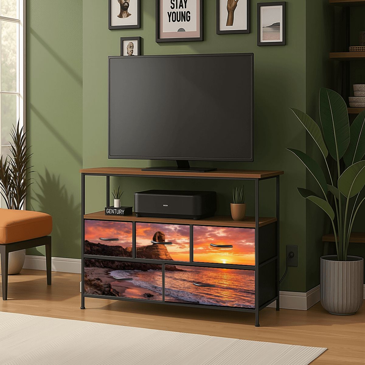 5Drawer TV Stand Dresser