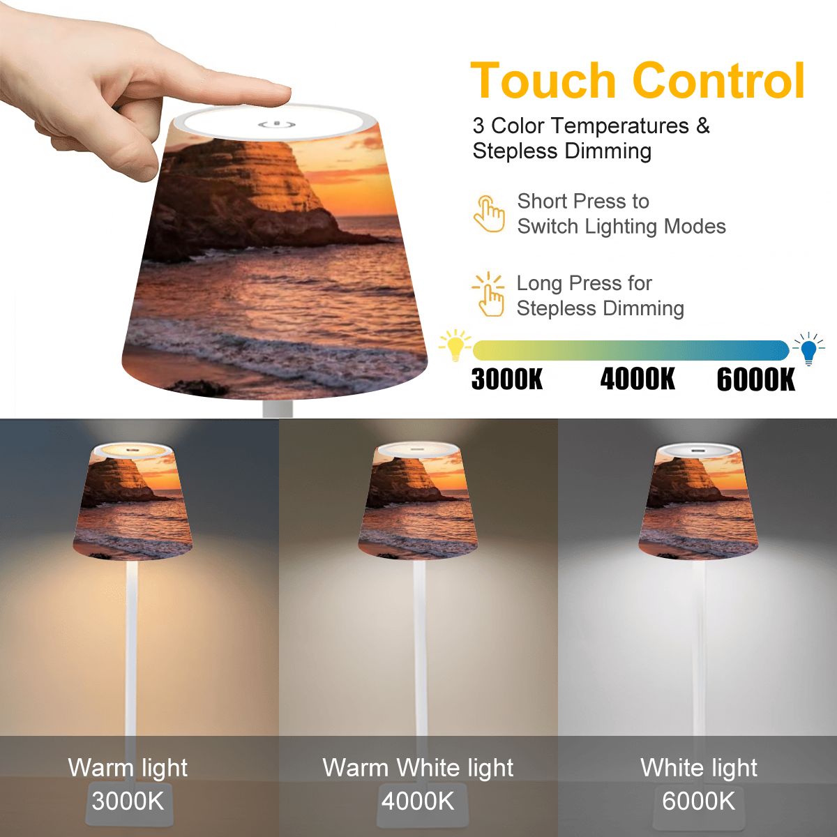 LED Cordless Table Lamp