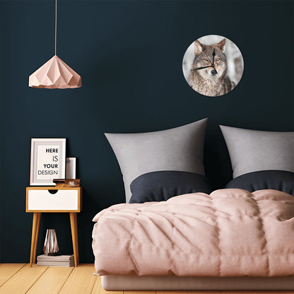 PVC Wall Clock without Numbers  Scales with Stand