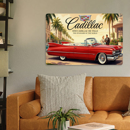 Rectangular Tin Sign Metal Sign Decor
