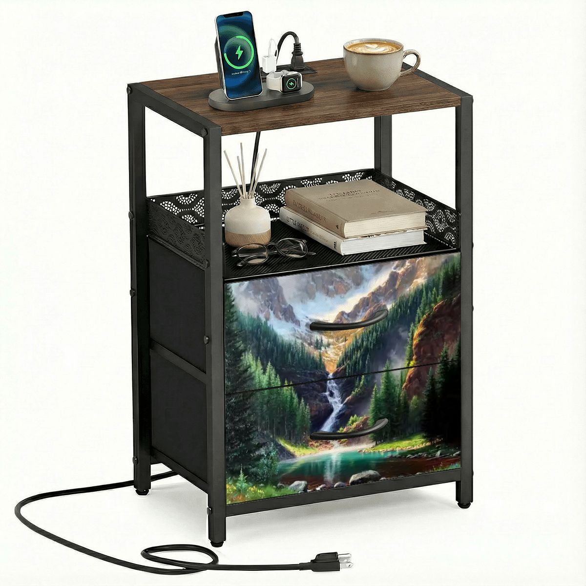 2Drawer Bedside Table 19