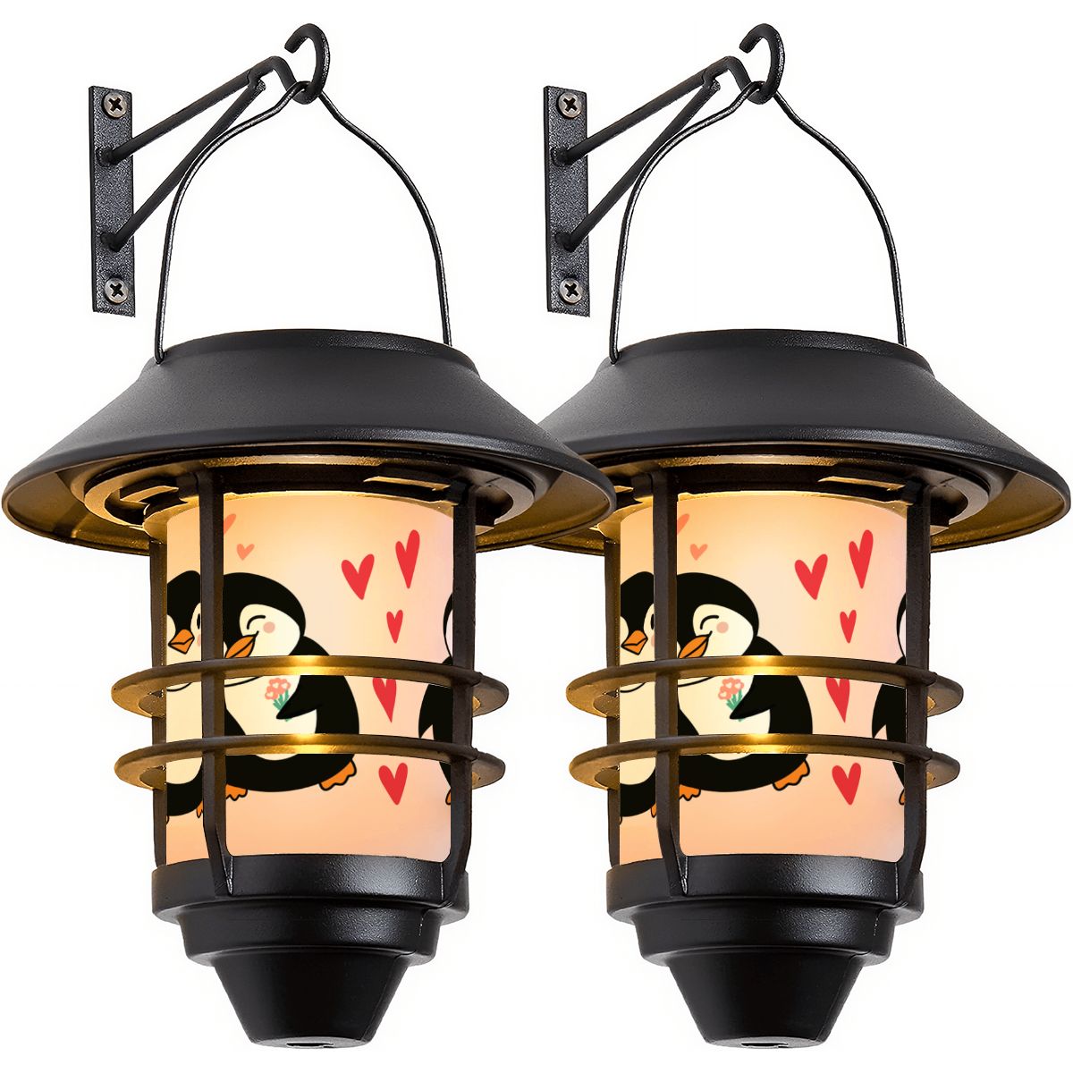 Hanging Solar Lights 2pcs