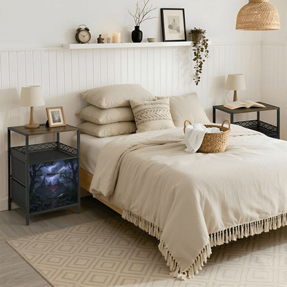 2Drawer Bedside Table 27
