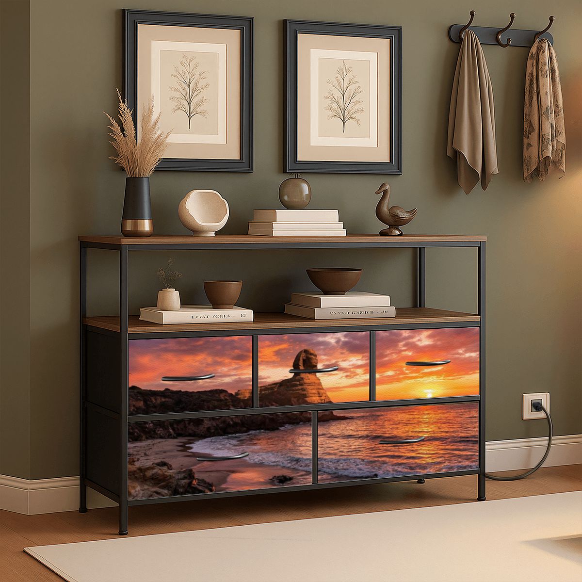 5Drawer TV Stand Dresser