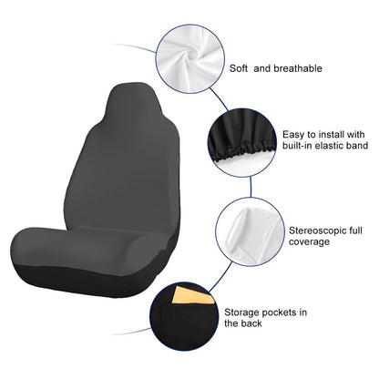Car Seat Covers MörkGrå