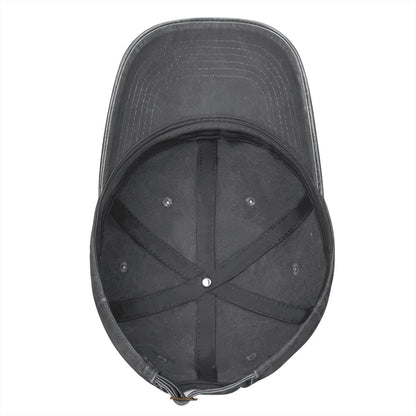 Unisex Washed Denim Baseball Cap Firefly1959 Cadillac De Ville, Blue