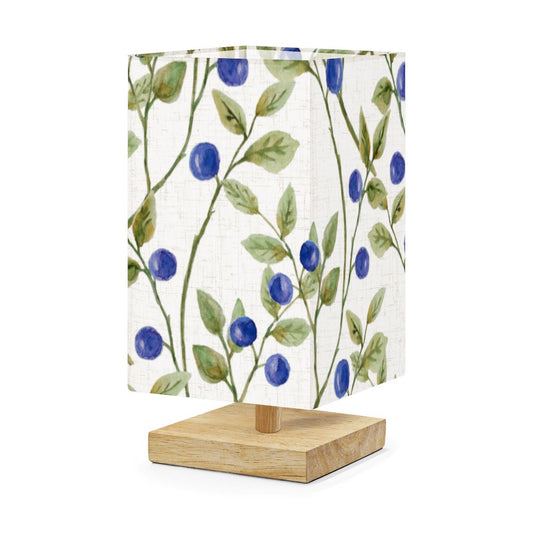 Square Table Lamp Blue