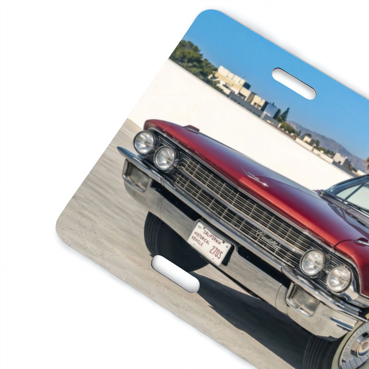 Aluminum License Plate 1962 Cadillac Series 62 Convertible