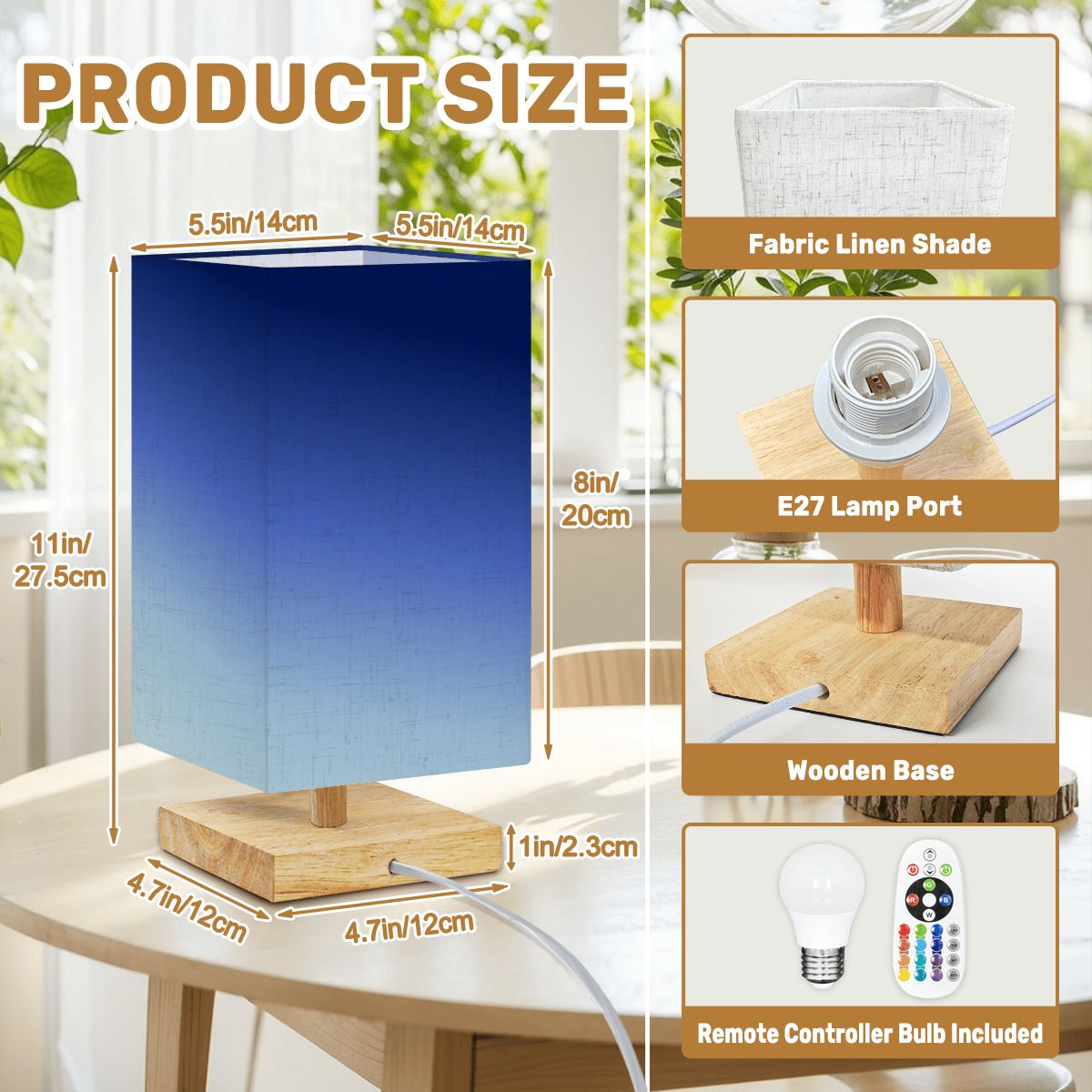 Square Table Lamp Invert
