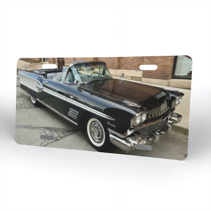 Aluminum License Plate 1958 Pontiac Bonneville Convertible