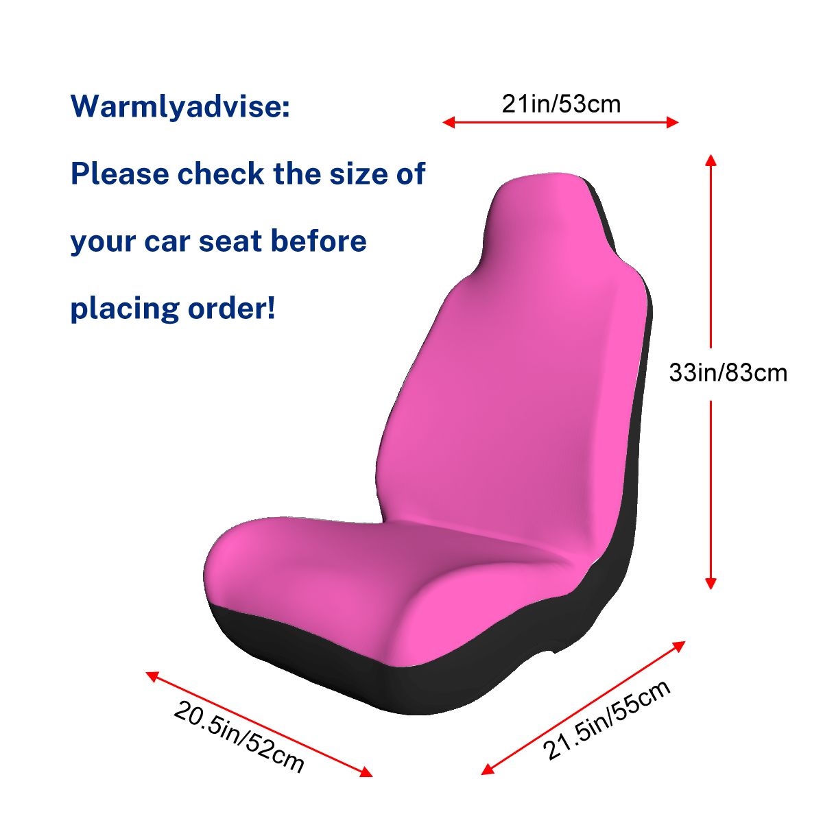 Car Seat Covers Rosa