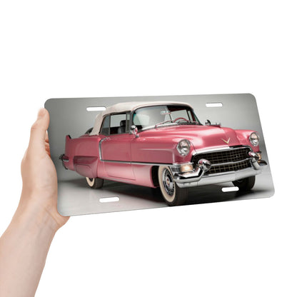 Aluminum License Plate 1955 – Cadillac Series 62 Convertible