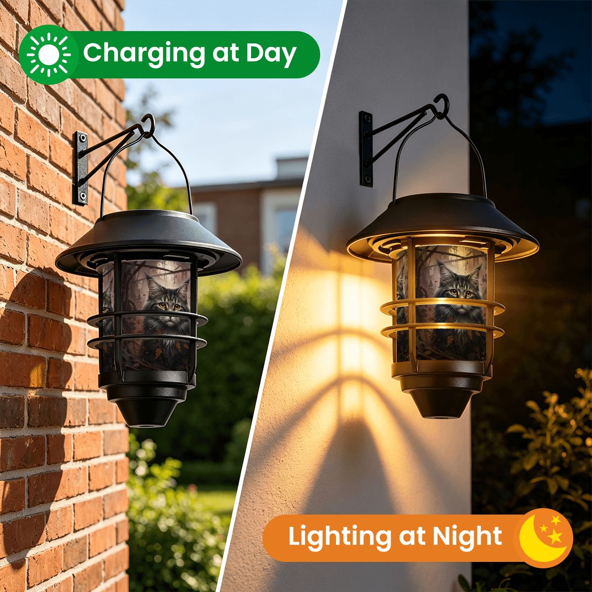 Hanging Solar Lights 2pcs