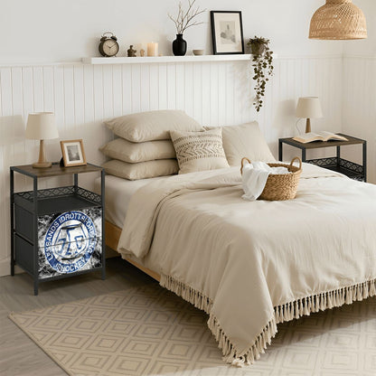 2Drawer Bedside Table 86