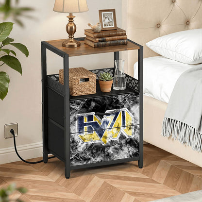 2Drawer Bedside Table 87