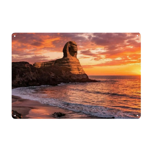 Rectangular Tin Sign Metal Sign Decor