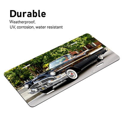 Aluminum License Plate 1957 Dodge Custom Royal Lancer Convertible