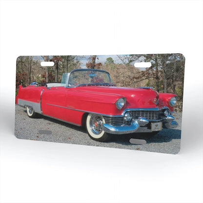 Aluminum License Plate 1954 Cadillac Series 62 Convertible