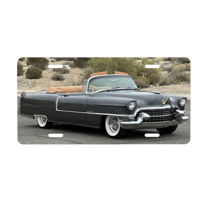 Aluminum License Plate 1955 Cadillac Series 62 Convertible