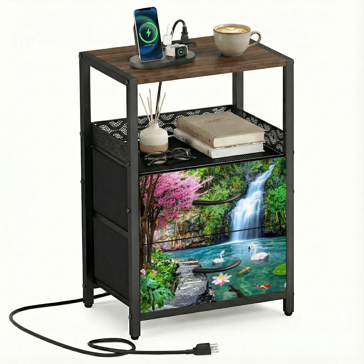 2Drawer Bedside Table 16