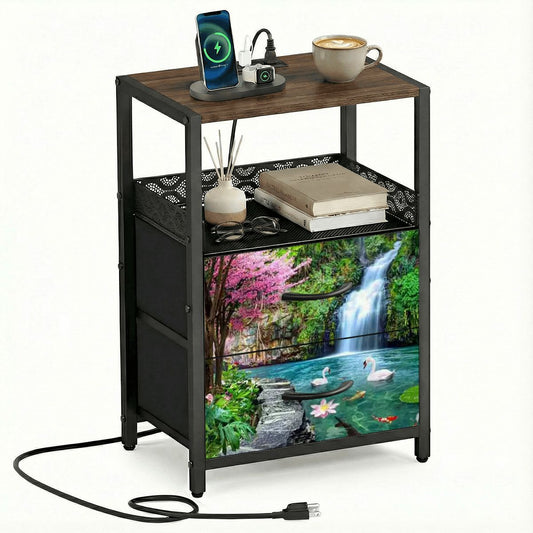 2Drawer Bedside Table 16