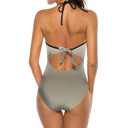 Halter One Piece Swimsuit Women