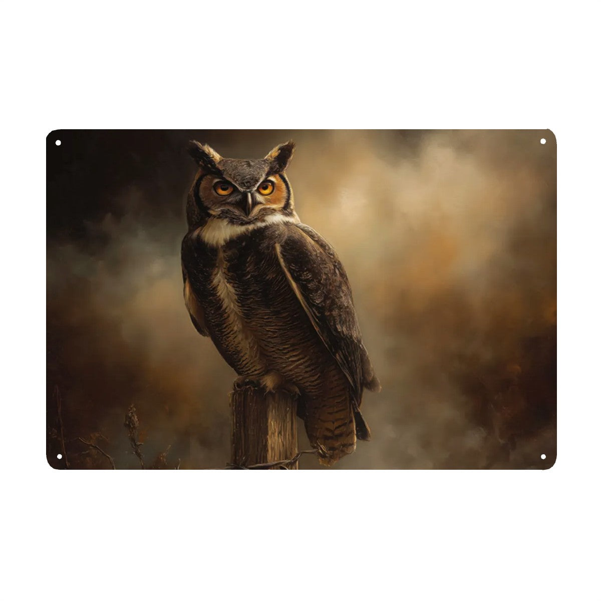 Rectangular Tin Sign Metal Sign Decor