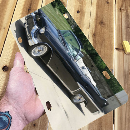 Aluminum License Plate 1957 Cadillac Series 62 Convertible