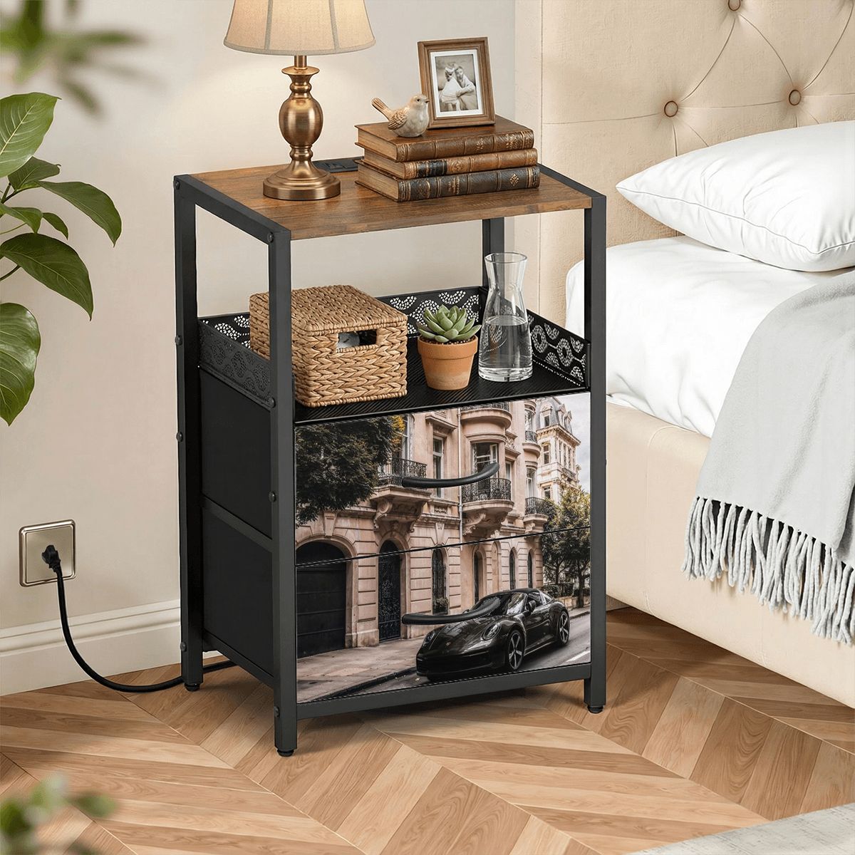 2Drawer Bedside Table