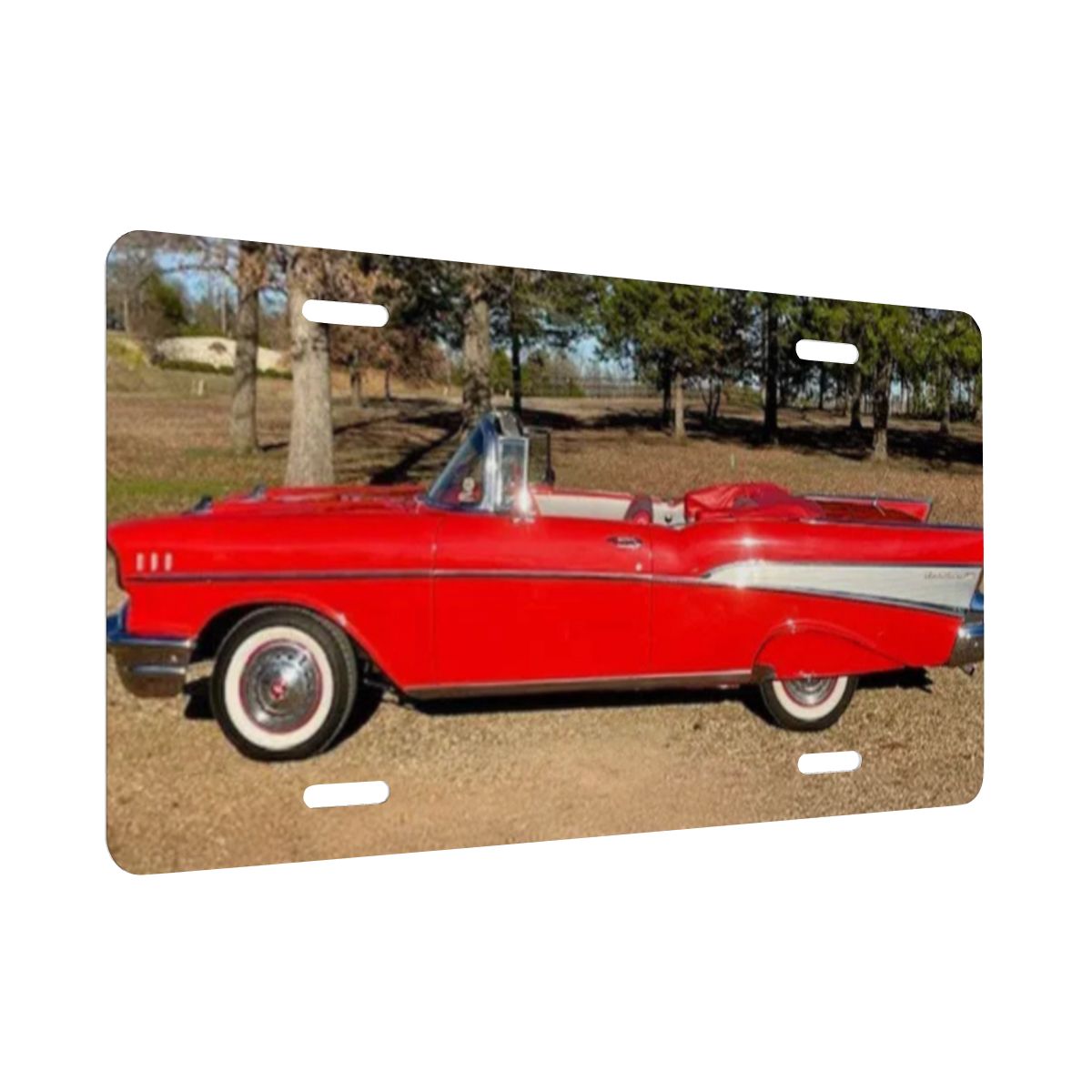 Aluminum License Plate 1957 Chevrolet Bel Air