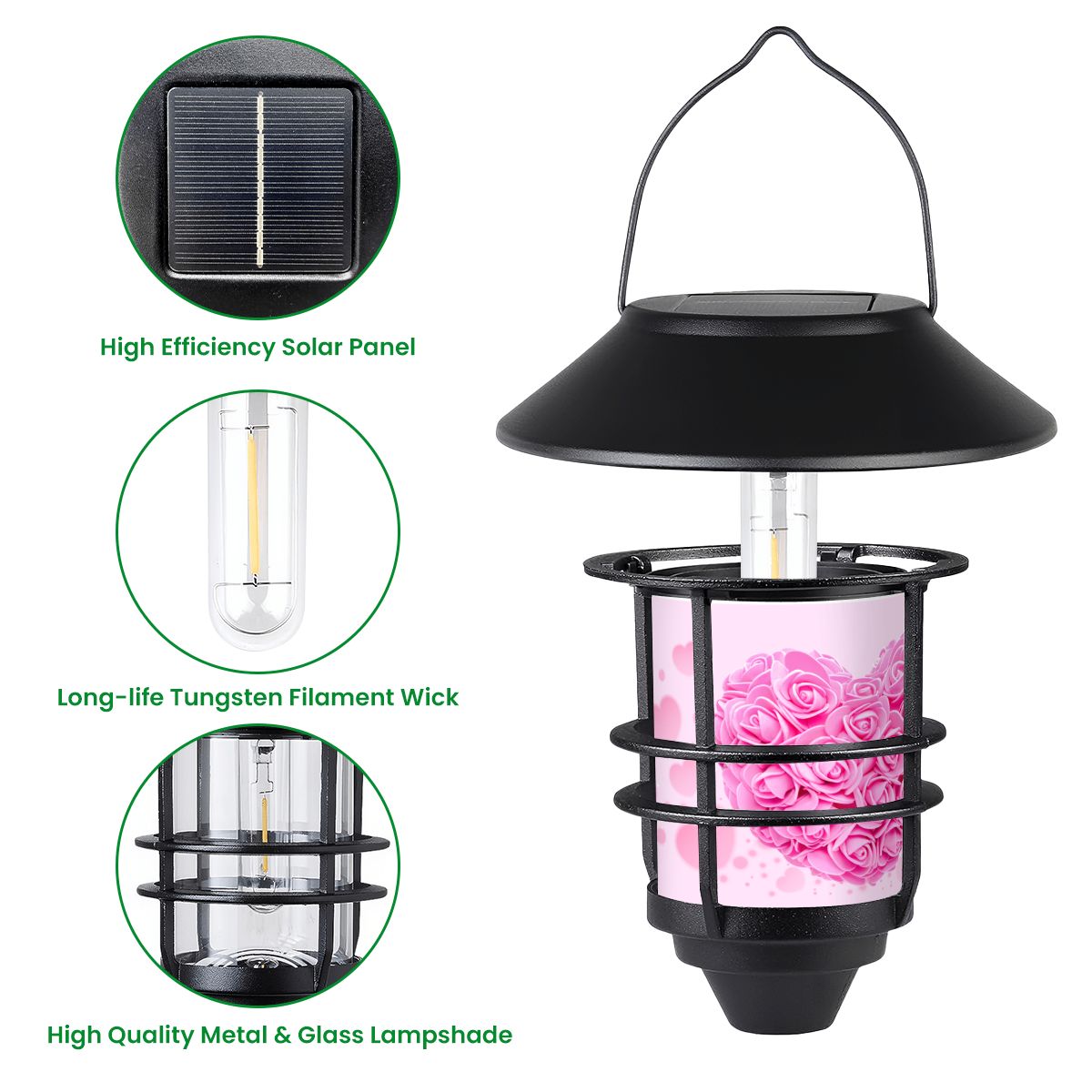 Hanging Solar Lights 2pcs