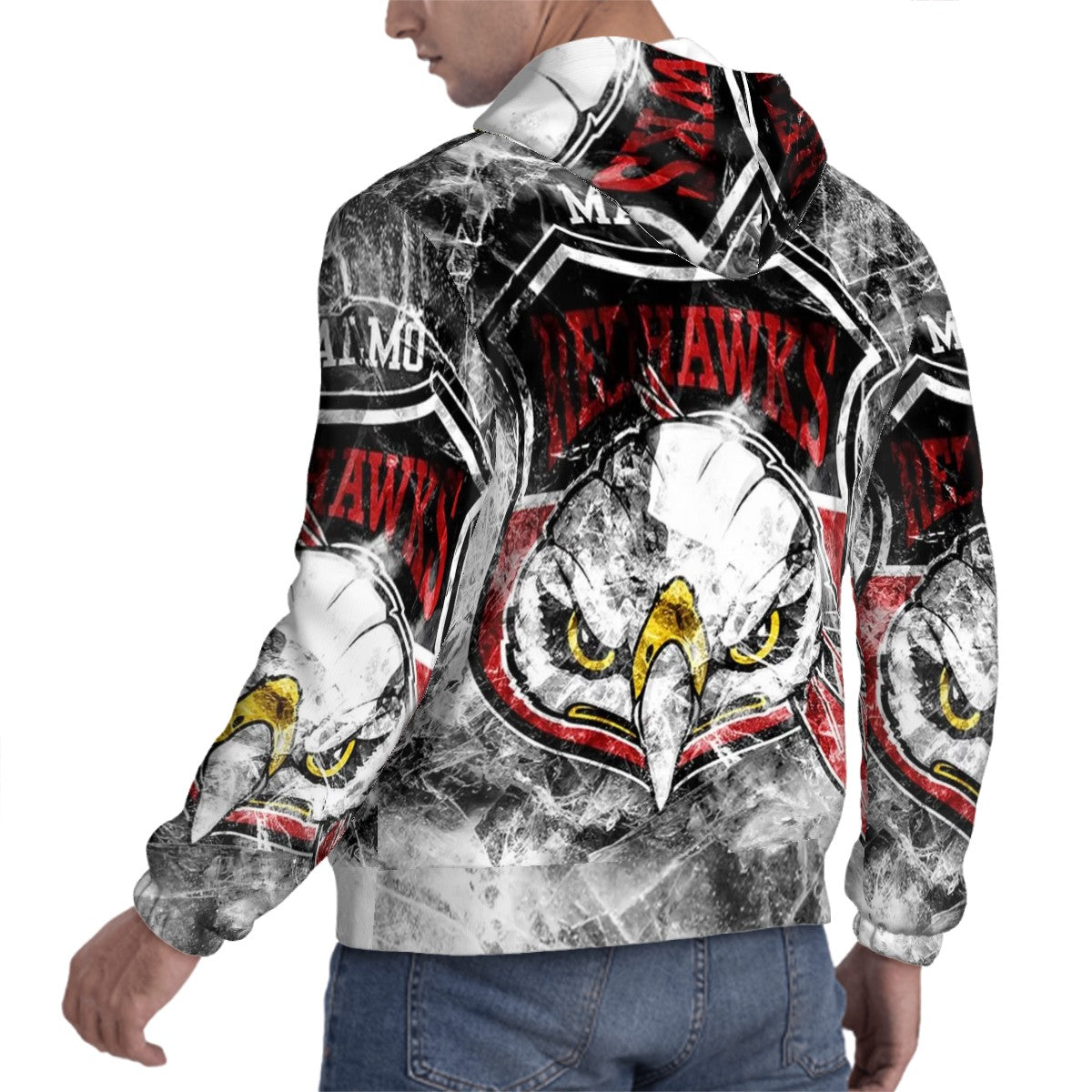 Men's Hooded Sweatshirt - MALMÖ RED HAWKS