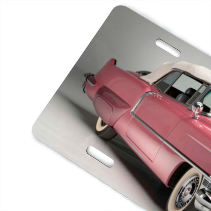 Aluminum License Plate 1955 – Cadillac Series 62 Convertible