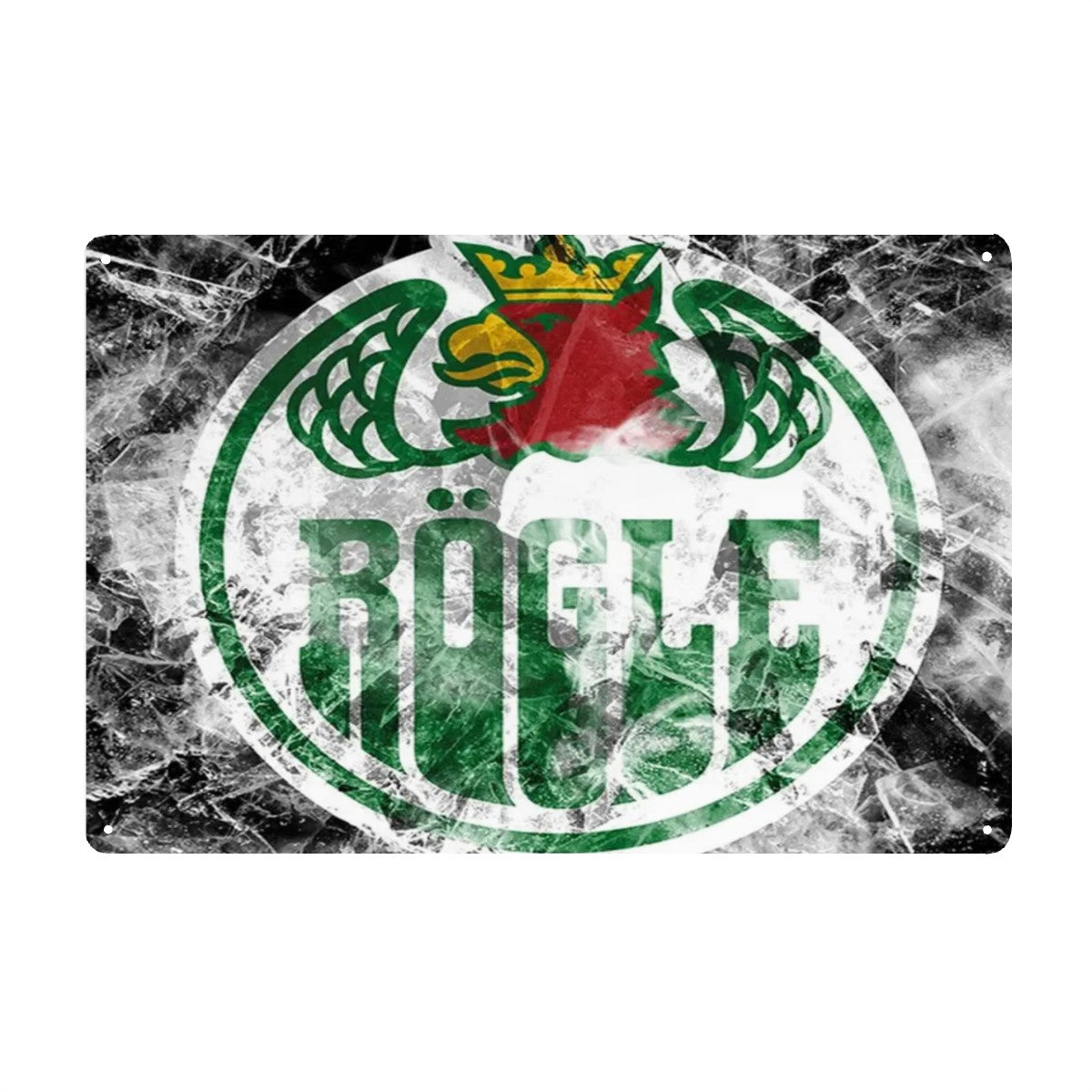 Rectangular Tin Sign Metal Sign Decor RÖGLE