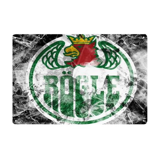 Rectangular Tin Sign Metal Sign Decor RÖGLE