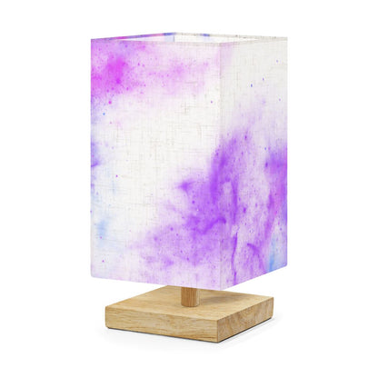 Square Table Lamp Purple