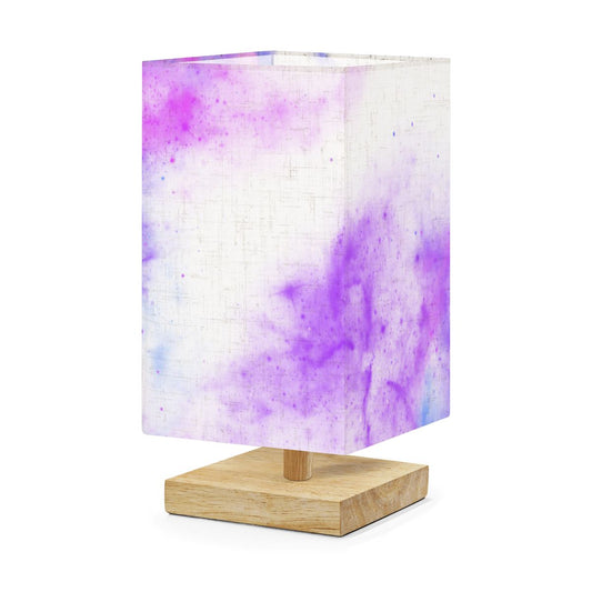 Square Table Lamp Purple