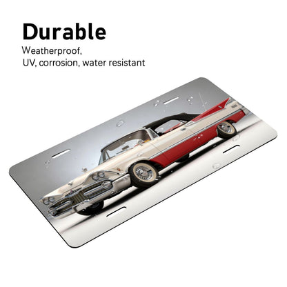 Aluminum License Plate 1959 Dodge Custom Royal Convertible