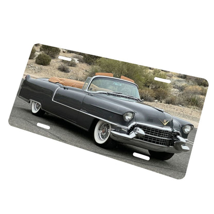 Aluminum License Plate 1955 Cadillac Series 62 Convertible