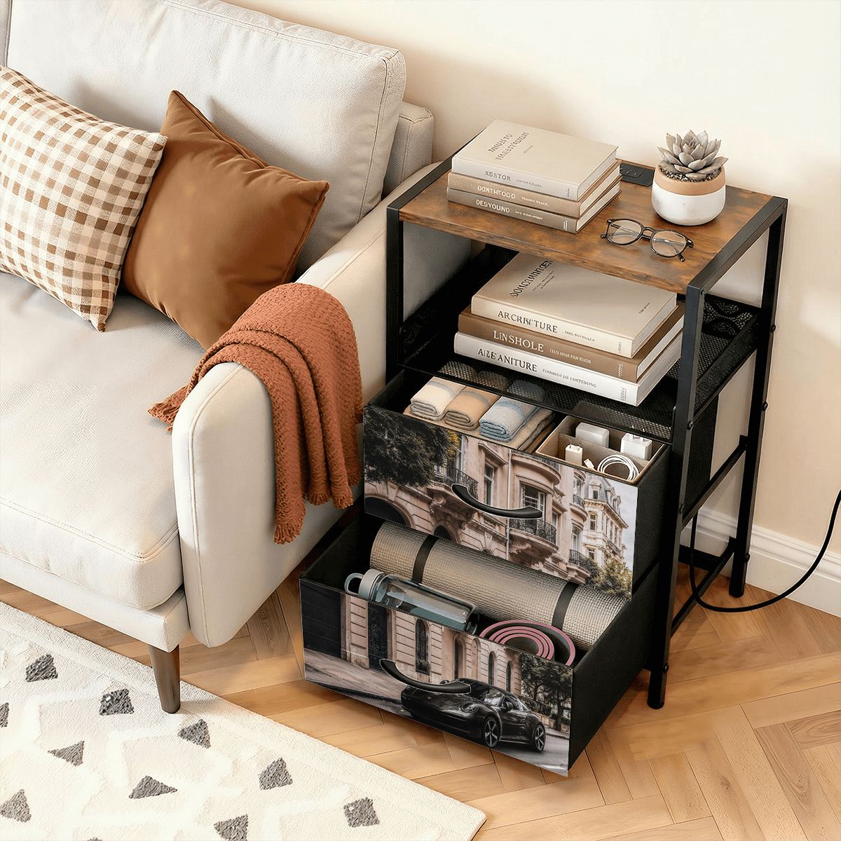 2Drawer Bedside Table