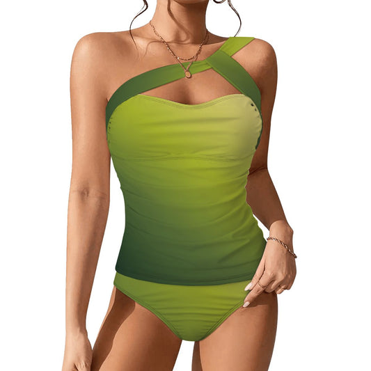 OneShoulder Two Piece Swimsuit