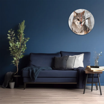 Wooden Round Wall Clock