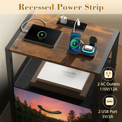 2Drawer Bedside Table