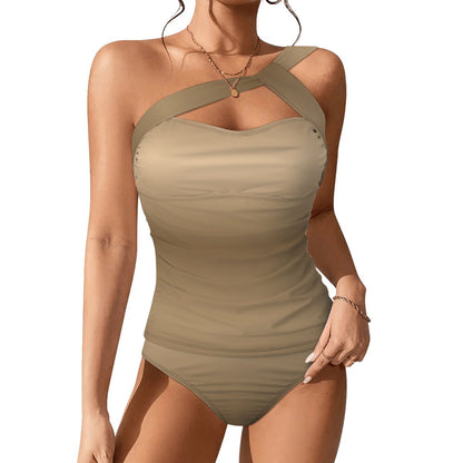 OneShoulder Two Piece Swimsuit