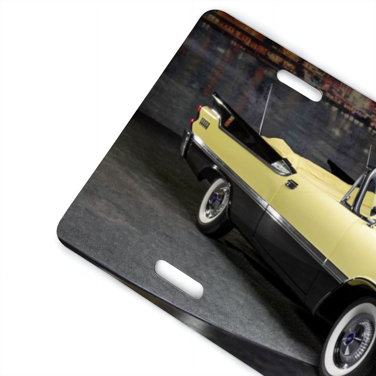 Aluminum License Plate 1957 Dodge Custom Royal Lancer D500 Convertible
