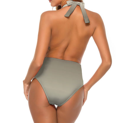Deep V One Piece Swimsuit Women
