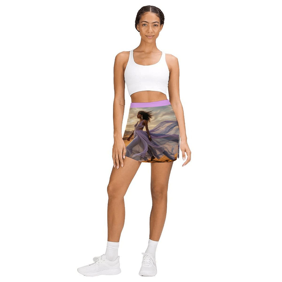 ALine Skort With Pocket Ljus lavendel