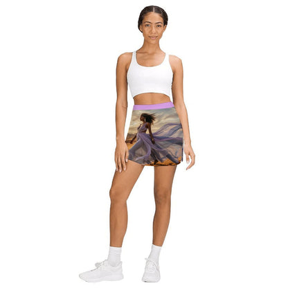 ALine Skort With Pocket Ljus lavendel