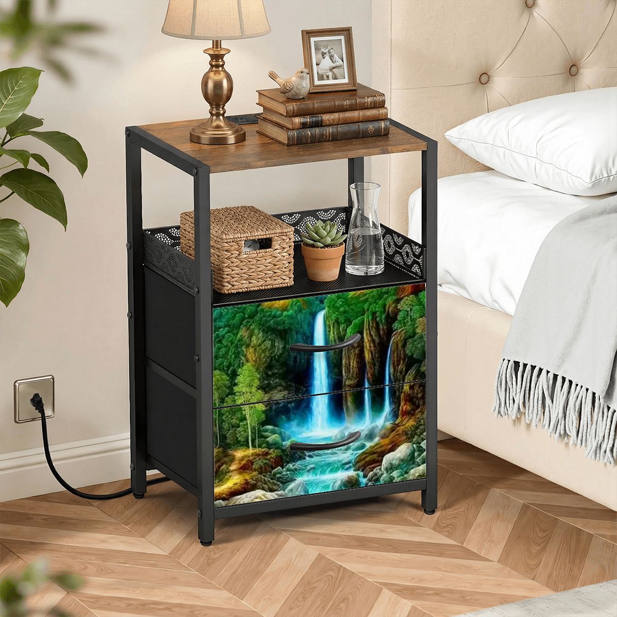 2Drawer Bedside Table 21