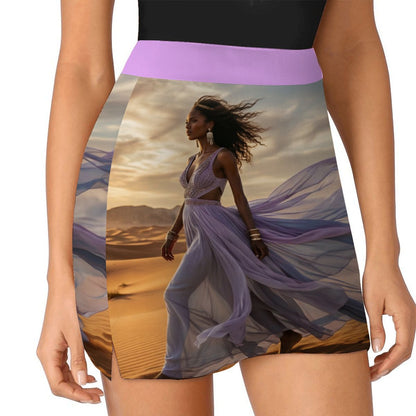 ALine Skort With Pocket Ljus lavendel